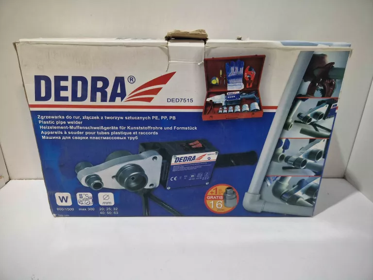 DEDRA DED7515 ZGRZEWARKA DO RUR 16-63 1500W