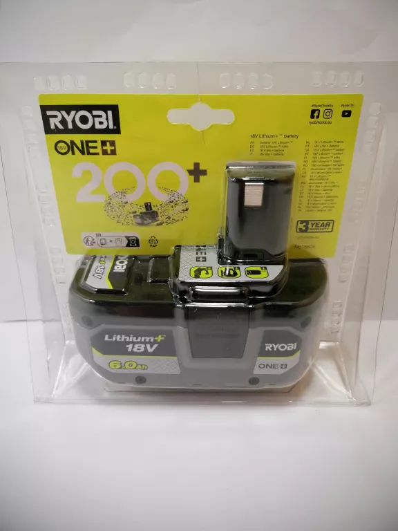 AKUMULATOR AKUMULATOR RYOBI 6.0AH