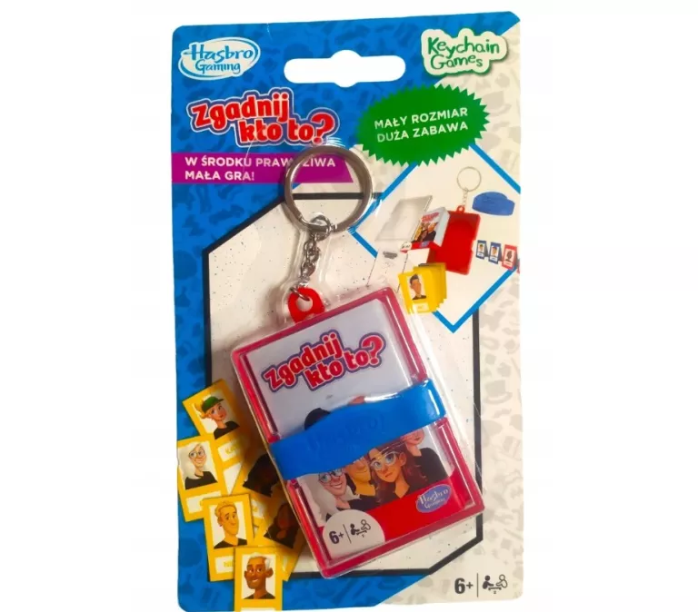 ZGADNIJ KTO TO? MINI GRA KIESZONKOWA BRELOK HASBRO