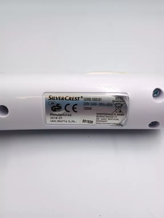 PAROWNICA DO UBRAŃ SILVERCREST SDRB 1000 B1