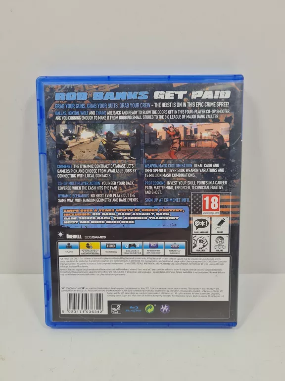 PAYDAY 2 CRIMEWAVE EDITION PS4