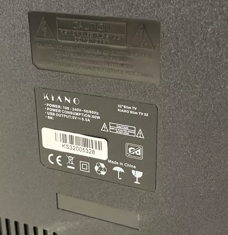 KIANO SLIM TV 32" – OBRAZ HD READY I KOMPAKTOWY ROZMIAR