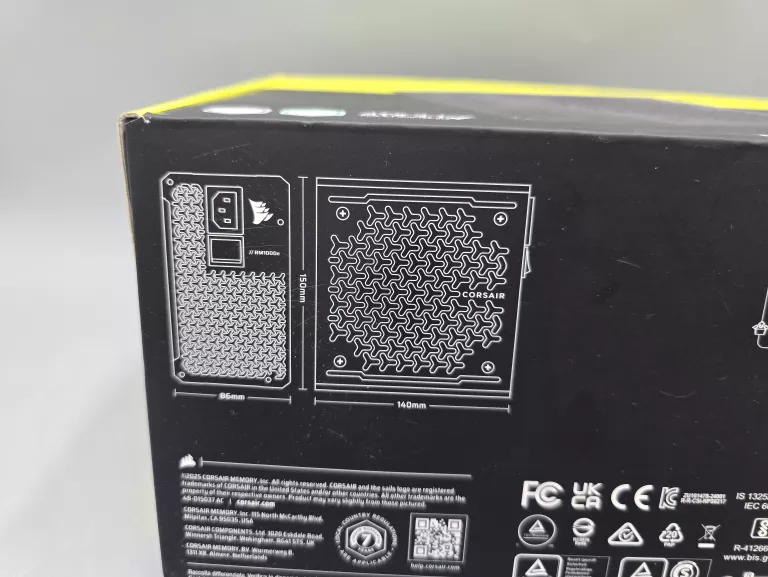 ZASILACZ CORSAIR RM1000E 1000W 80 PLUS GOLD KOMPLET NO