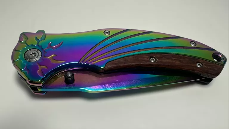 NÓŻ SKŁADANY BOKER RAINBOW F88 WARTO OKAZJA