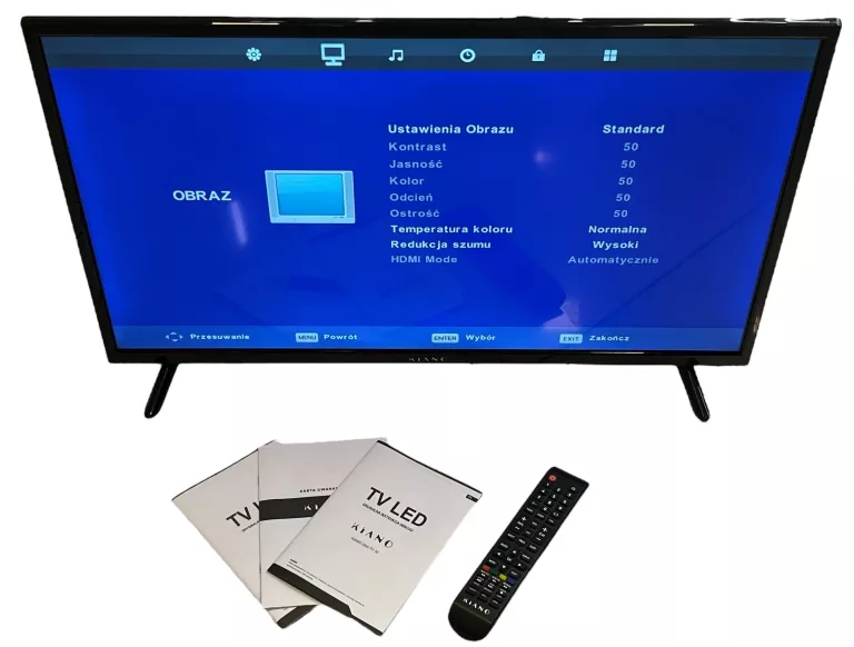 KIANO SLIM TV 32" – OBRAZ HD READY I KOMPAKTOWY ROZMIAR
