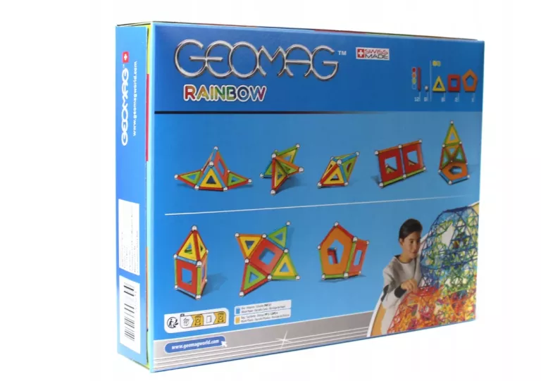 GEOMAG RAINBOW KLOCKI MAGNETYCZNE 32 ELEMENTY