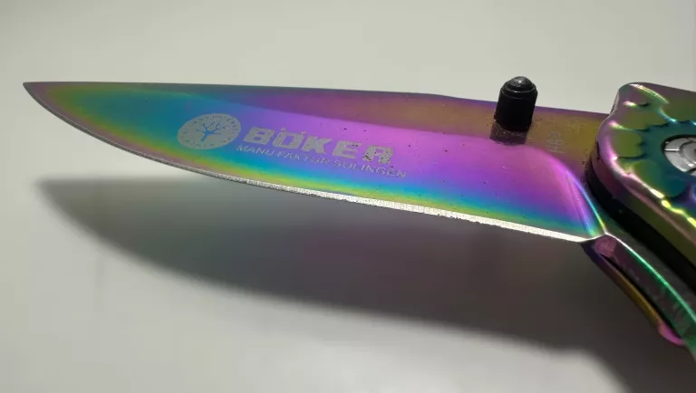 NÓŻ SKŁADANY BOKER RAINBOW F88 WARTO OKAZJA
