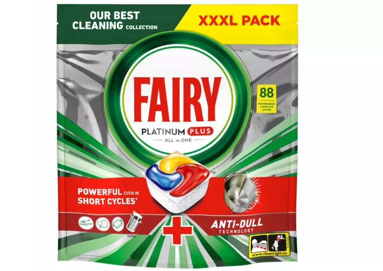 FAIRY TABLETKI DO ZMYWARKI PLATINUM PLUS LEMON 88SZT