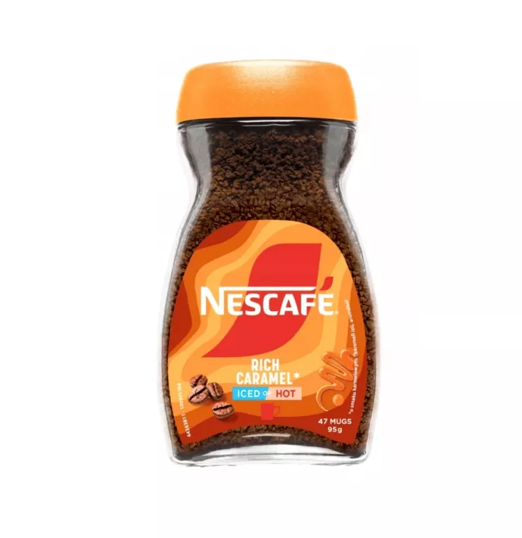 NESCAFE CLASSIC CARAMEL KAWA ROZPUSZCZALNA INSTANT O SMAKU KARMELOWYM 95G
