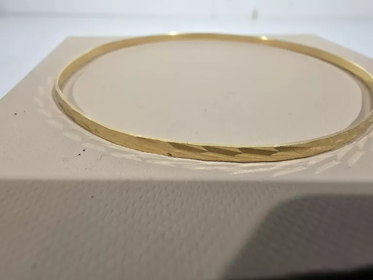 ZŁOTA BRANSOLETKA PR 750 W: 4,45 G ŚR: 6,5 CM