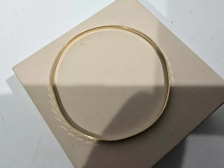 ZŁOTA BRANSOLETKA PR 750 W: 4,45 G ŚR: 6,5 CM