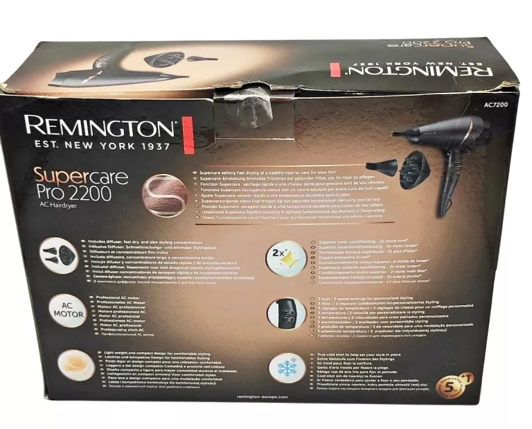SUSZARKA DO WŁOSÓW REMINGTON AC7200 KPL