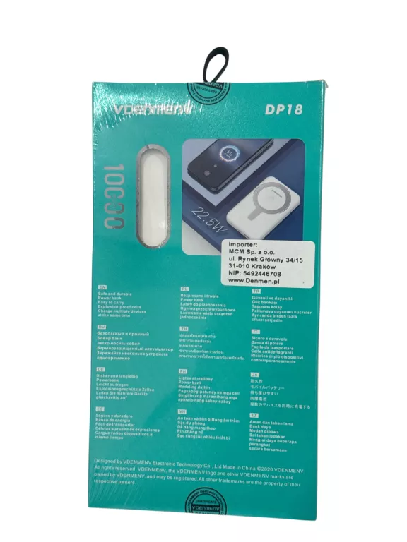 power-bank-10000mah-z-funkcja-magsafe-denmen-pd15w-bialy-powystawowy-ean-gtin-6973224874945