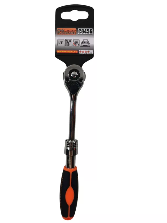 GRZECHOTKA TELESKOPOWA 1/4'' 170-220MM RICHMANN C8456 72 ZĘBY