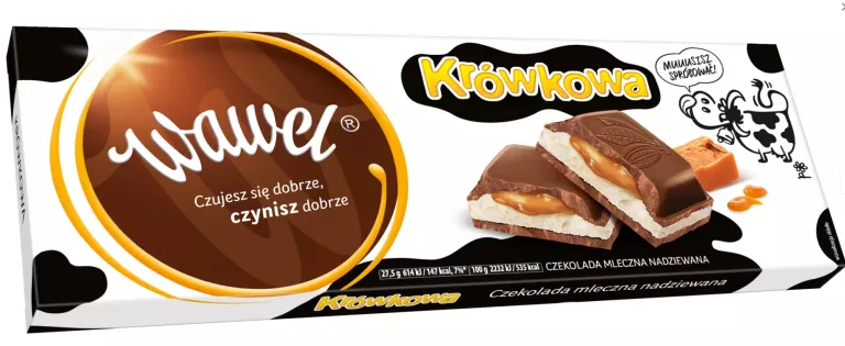 WAWEL KRÓWKOWA CZEKOLADA MLECZNA NADZIEWANA 270 G