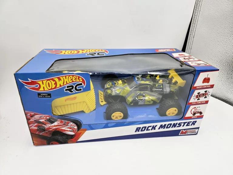 SAMOCHODZIK ZDALNIE STEROWANY HOT WHEELS RC ROCK MONSTER