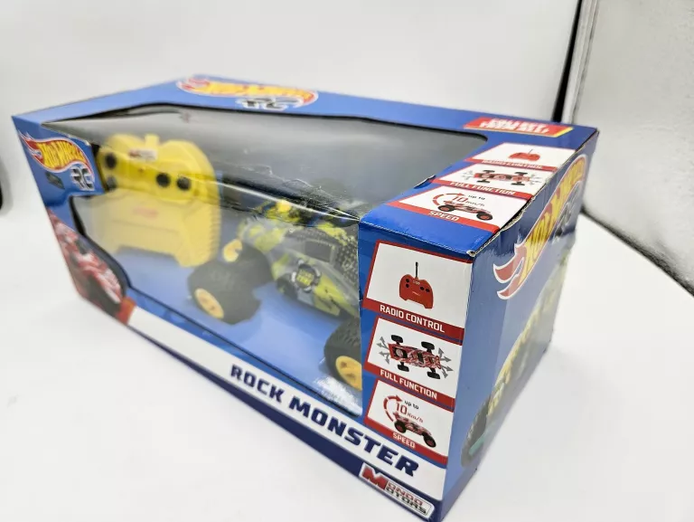 SAMOCHODZIK ZDALNIE STEROWANY HOT WHEELS RC ROCK MONSTER