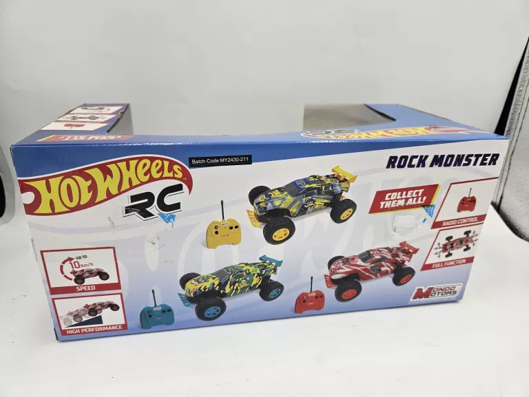 SAMOCHODZIK ZDALNIE STEROWANY HOT WHEELS RC ROCK MONSTER
