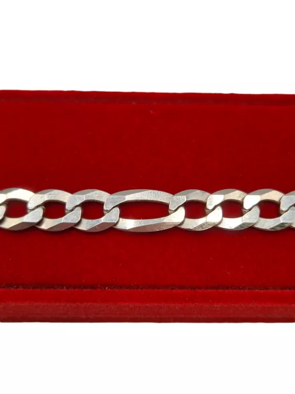 SREBRNA BRANSOLETKA FIGARO 13,84 G 21,5 CM