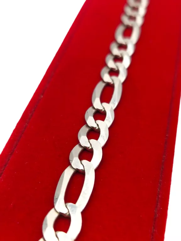SREBRNA BRANSOLETKA FIGARO 13,84 G 21,5 CM