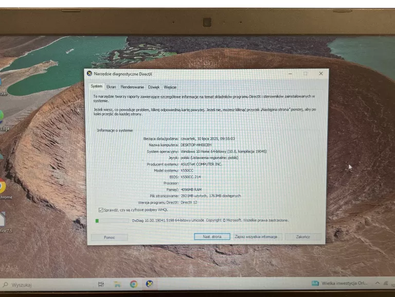 LAPTOP ASUS X550CC SERIES