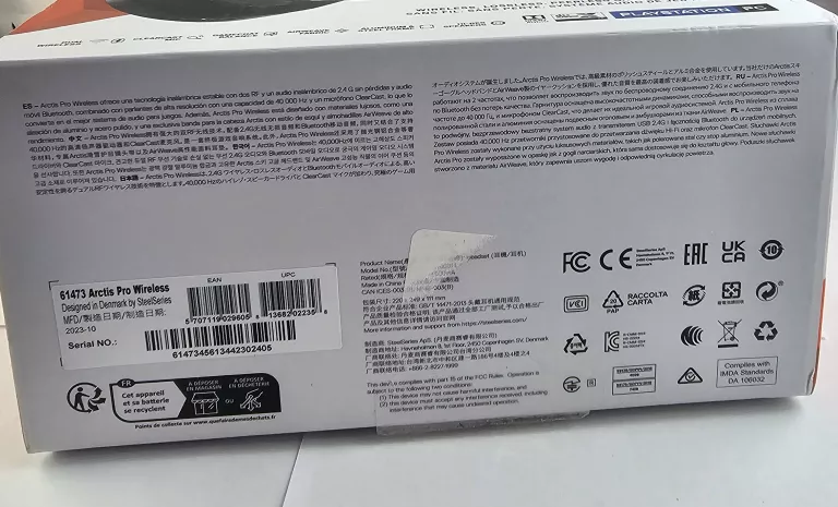 SŁUCHAWKI BEZPRZEWODOWE STEELSERIES ARCTIS PRO WIRELESS