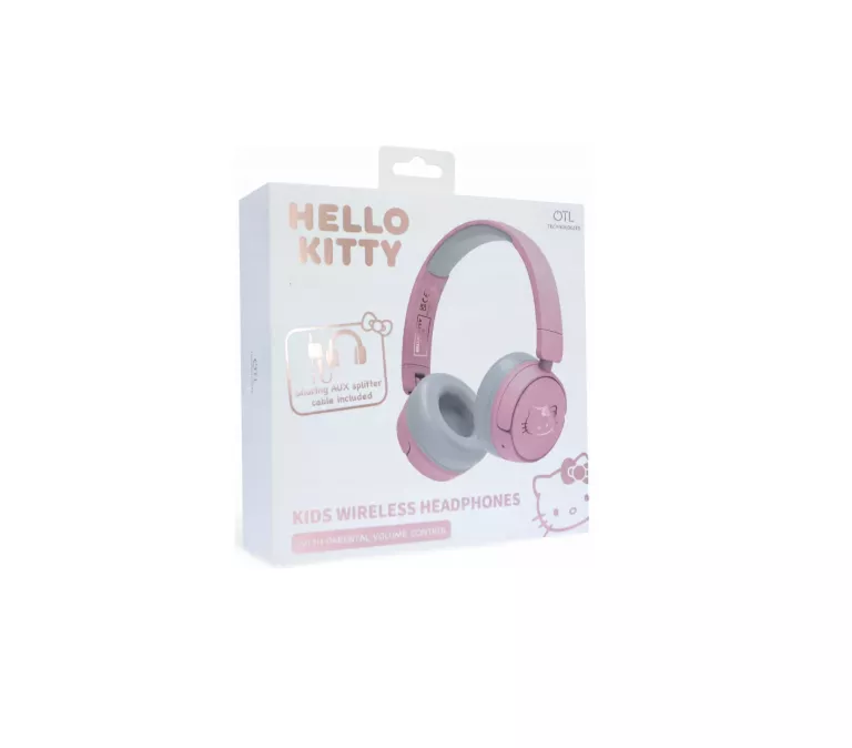 SŁUCHAWKI NAUSZNE OTL HELLO KITTY RÓŻOWE