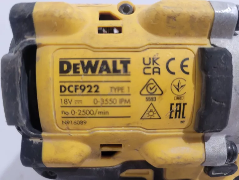KLUCZ UDAROWY DEWALT MODEL DCF922
