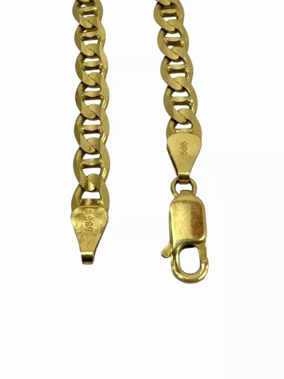 ZŁOTA BRANSOLETKA SPLOT GUCCI 585 DL 21,5 W11,42