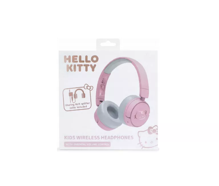 SŁUCHAWKI NAUSZNE OTL HELLO KITTY RÓŻOWE