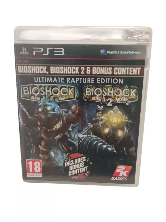 BIOSHOCK 1 & 2 ULTIMATE RAPTURE EDITION SONY PLAYSTATION 3 (PS3)