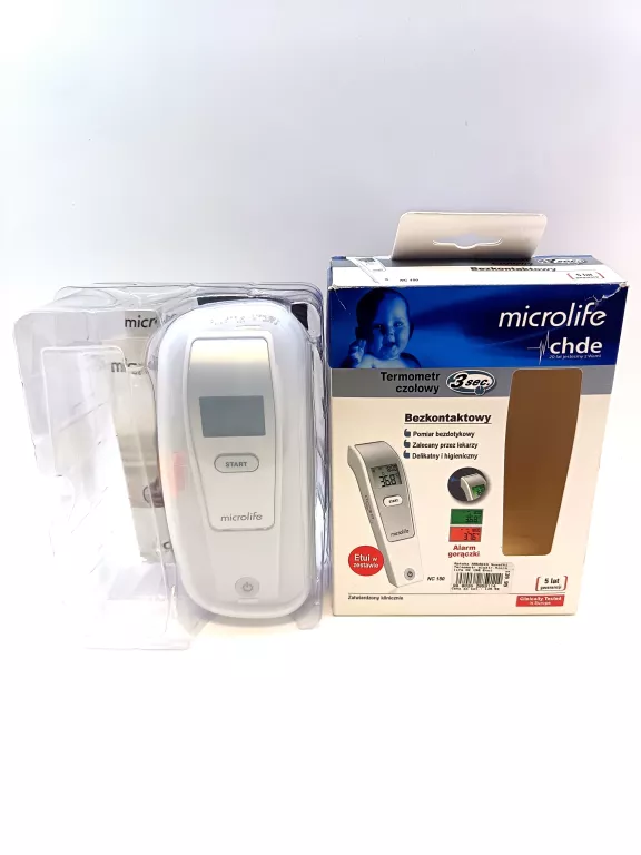 TERMOMETR BEZDOTYKOWY MICROLIFE NC 150 KOMPLET