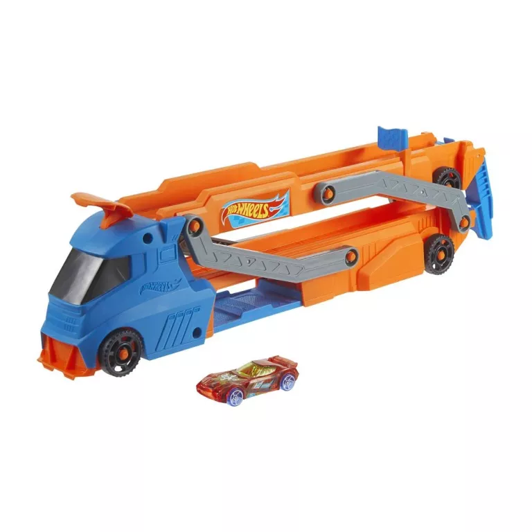 HOT WHEELS MIEJSKI TRANSPORTER HYT83 - LAWETA + AUTO