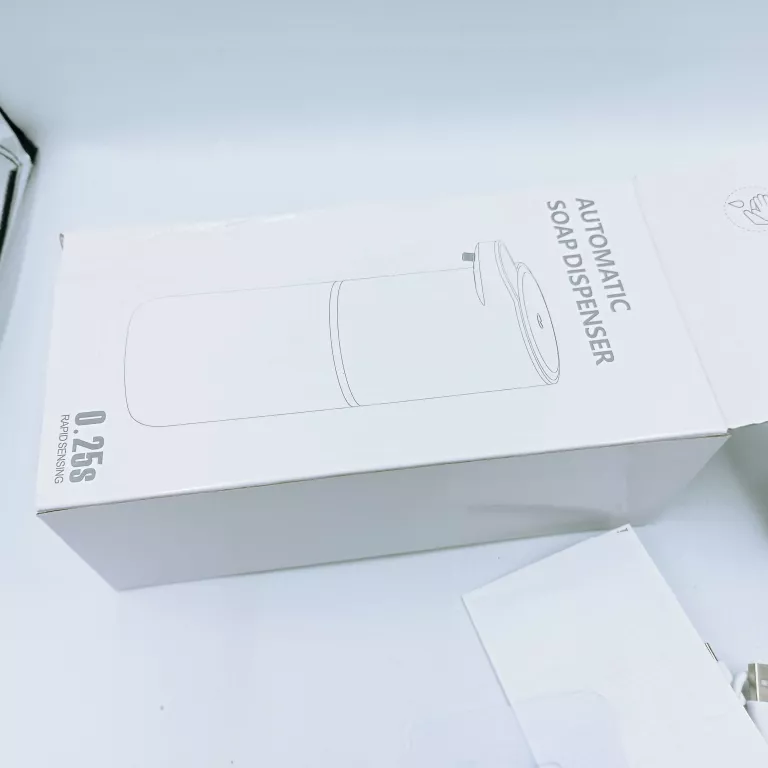 BEZDOTYKOWY DOZOWNIK MYDŁA PŁYNU 400ML AUTOMATYCZNY DYSPENSER DUŻY USB-C I
