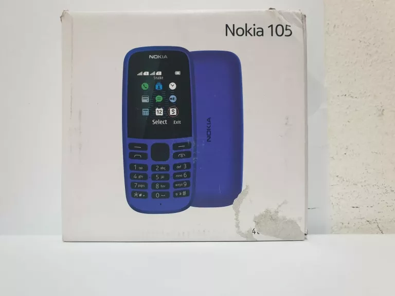 NOKIA 105 (4TH EDITION) DUAL SIM - CZARNA – UŻYWANA - TA-1174 DS