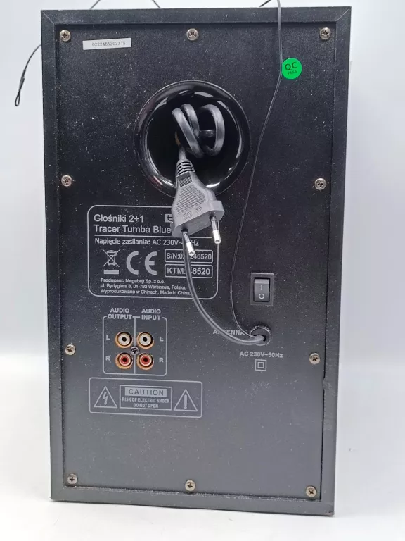 GŁOŚNIKI TRACER 2.1 35W TUMBA BLUETOOTH