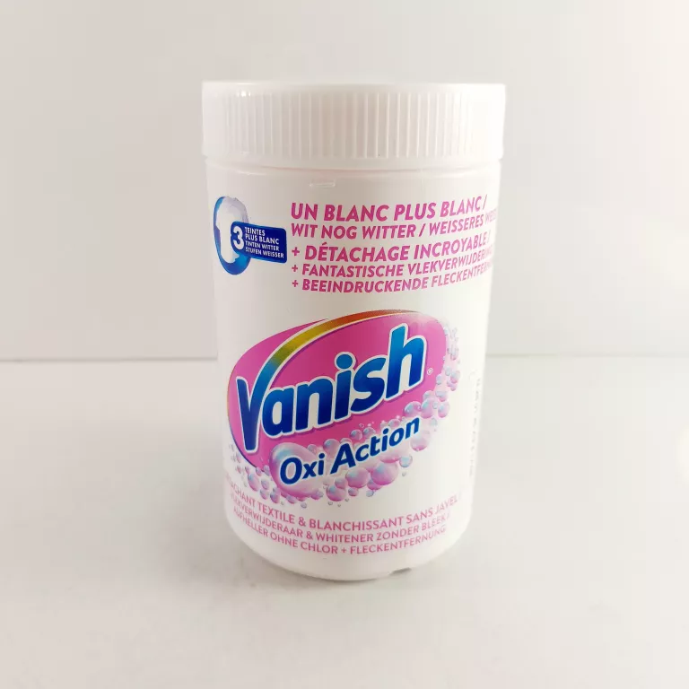 VANISH ODPLAMIACZ DO UBRAŃ BIAŁYCH 600 G PROSZEK