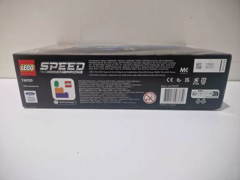 LEGO SPEED CHAMPIONS 76920 FORD MUSTANG DARK HORSE