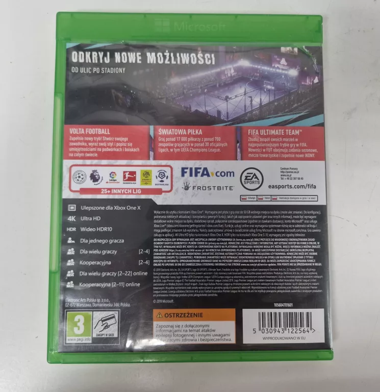 XBOX ONE FIFA 20