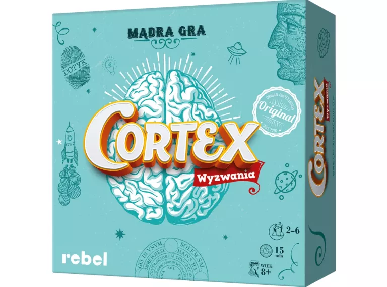 GRA LOGICZNA CORTEX WYZWANIA MĄDRA GRA RODZINNA