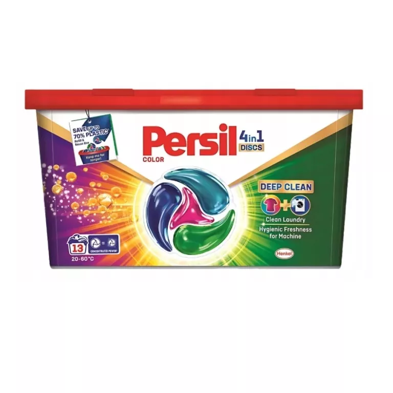 PERSIL DISCS 4IN1 COLOR KAPSUŁKI DO PRANIA TKANIN KOLOROWYCH 13 SZTUK