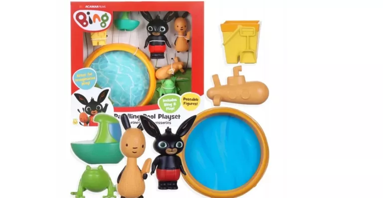 ZESTAW BING Z BASENIKIEM 2 FIGURKI FLOP + AKCESORIA BING ZESTAW Z BASENEM