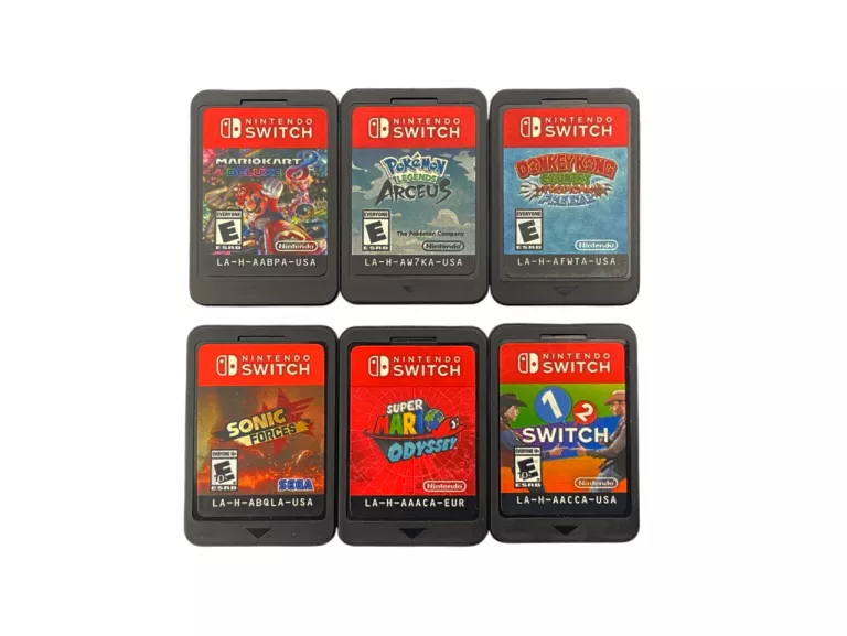 KONSOLA NINTENDO SWITCH HAC-001 + MINIPAD + ETUI + STACJA DOK. + 6 GIER