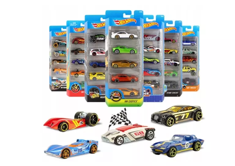 HOT WHEELS 5-PAK MIX SAMOCHODZIKÓW