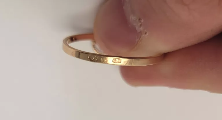 ZŁOTY UŻYWANY PIERŚCIONEK 1,72G 585/14K R.22