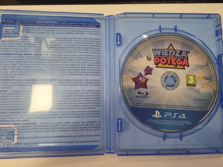 GRA PS4 WIEDZA TO POTĘGA