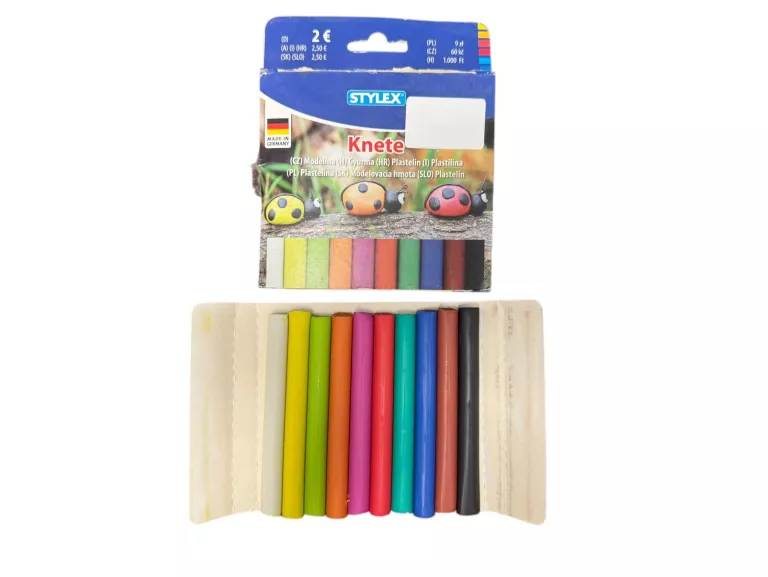 PLASTELINA 10SZT STYLEX