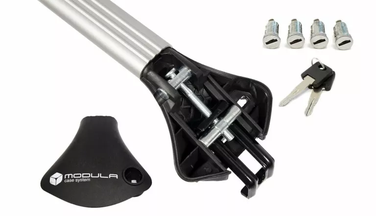 BAGAŻNIK DACHOWY NA RELINGI ZINTEGROWANE MODULA OVAL BAR SREBRNY STAN CUDO