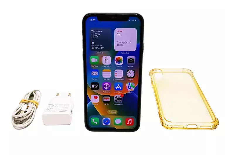 TELEFON IPHONE X 64GB USB ŁAD ZAM ETUI 100% KONDYCJI