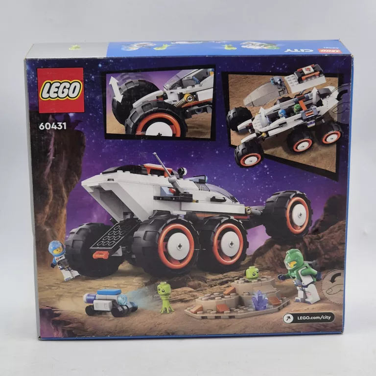 KLOCKI LEGO CITY 60431 KOSMICZNY ŁAZIK I BADANIE ŻYCIA W KOSMOSIE